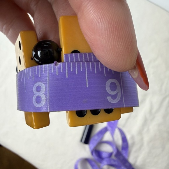 Stunning Vintage Bakelite Catalin Butterscotch Full Size Domino Stretch Bracelet - Picture 2 of 2